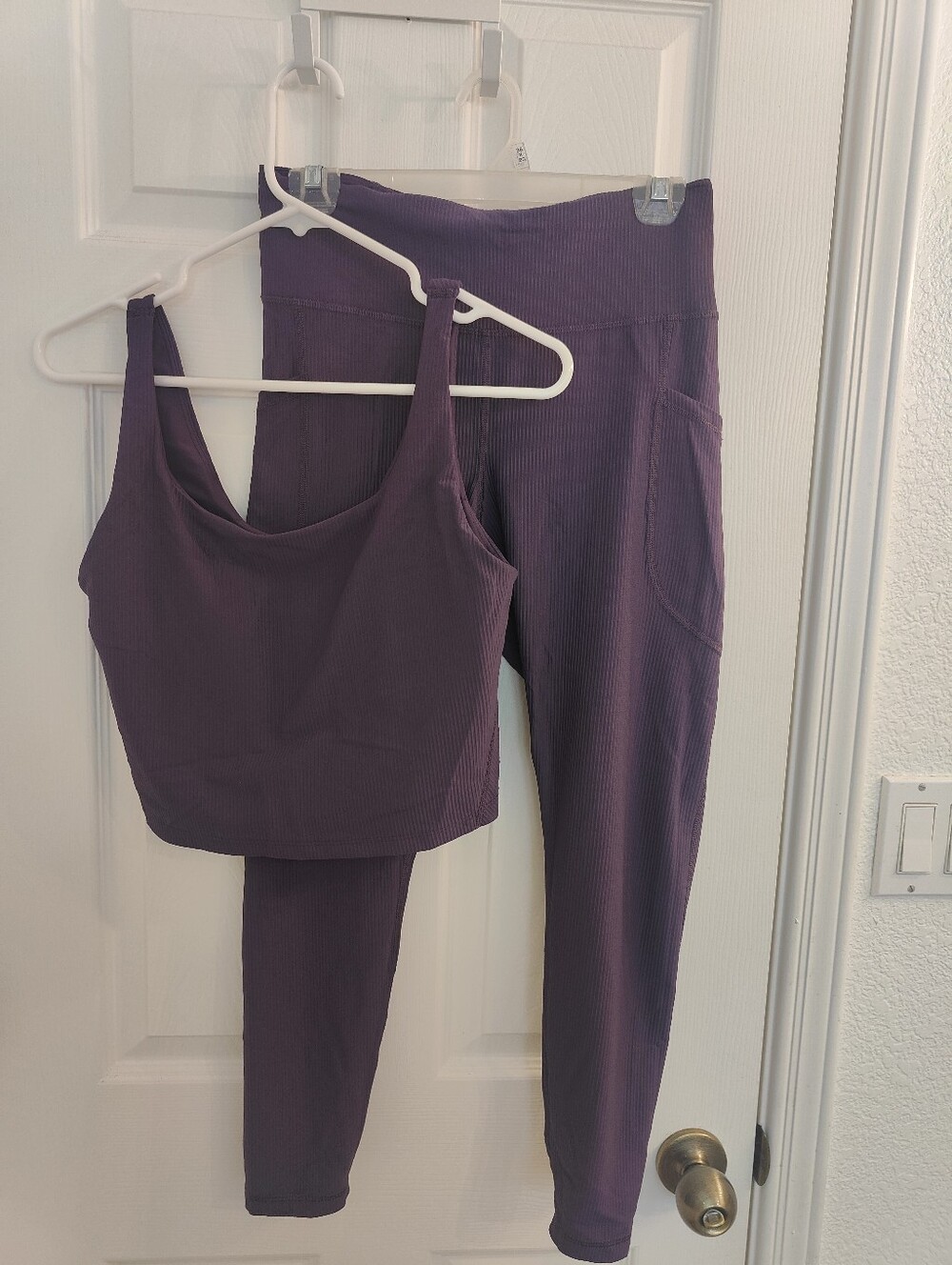 Old Navy Active Workout Set, Women's Size Large, Purple 🟣